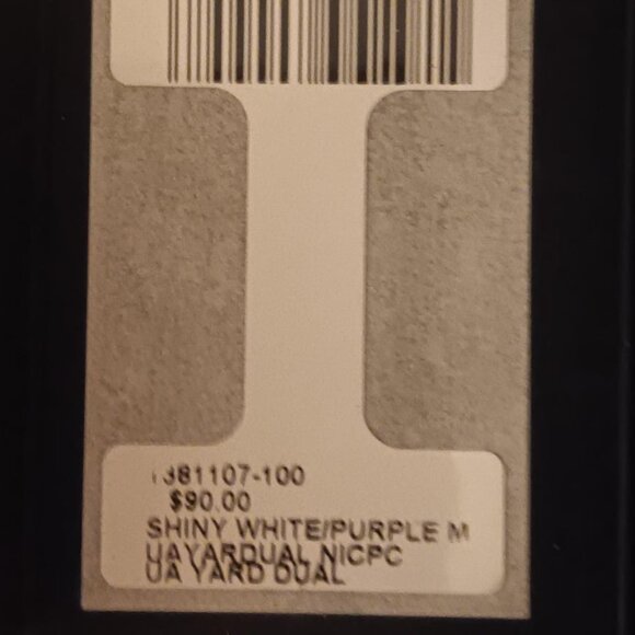 UNDER ARMOUR Sunglasses YARD DUAL Shiny White Frames Purple Mirror Lens NEW - Picture 8 of 9